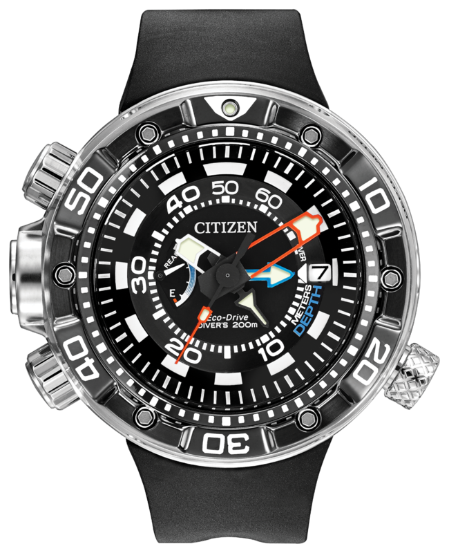 Promaster Aqualand 200M Depth Meter Black Dial 53MM Eco-Drive BN2029-01E