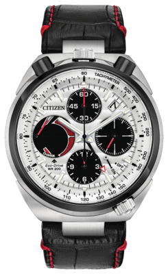 Citizen Promaster Tsuno Chrono Racer Silver Dial 45MM Eco-Drive AV0071-03A
