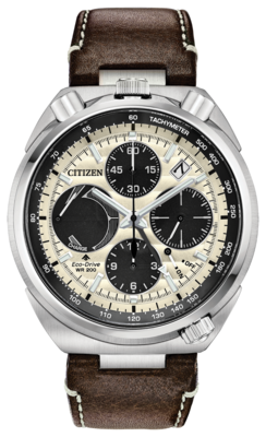 Limited Edition Promaster Tsuno Chrono Racer White Dial 45MM Eco-Drive AV0079-01A