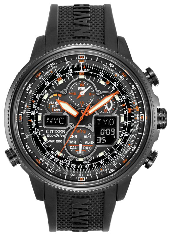 Promaster Navihawk A-T Black Dial 48MM Eco-Drive JY8035-04E
