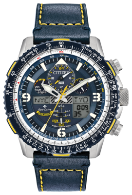 Blue Angels Promaster Skyhawk A-T Blue Dial 46MM Eco-Drive JY8078-01L