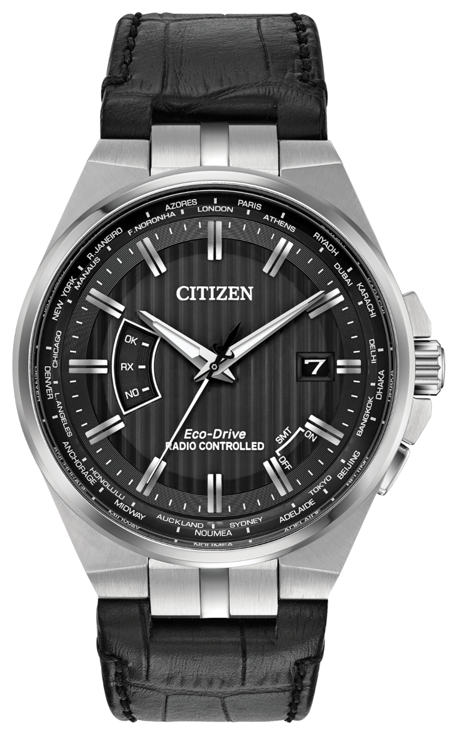 World Perpetual A-T Black Dial 42MM Eco-Drive CB0160-00E