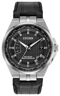 World Perpetual A-T Black Dial 42MM Eco-Drive CB0160-00E