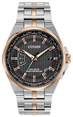 World Perpetual A-T Grey Dial 42MM Eco-Drive CB0166-54H