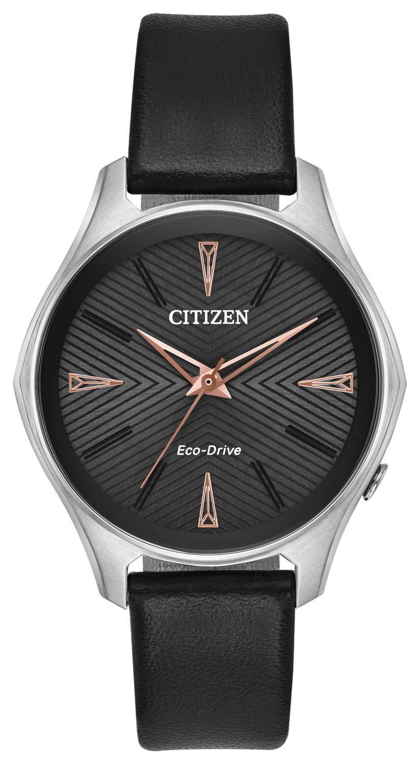 Modena Black Dial 36MM Eco-Drive EM0591-01E