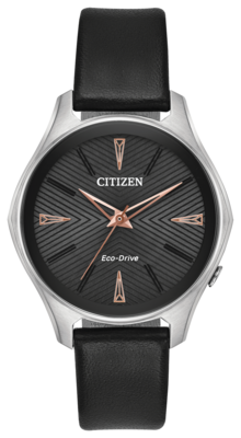 Modena Black Dial 36MM Eco-Drive EM0591-01E