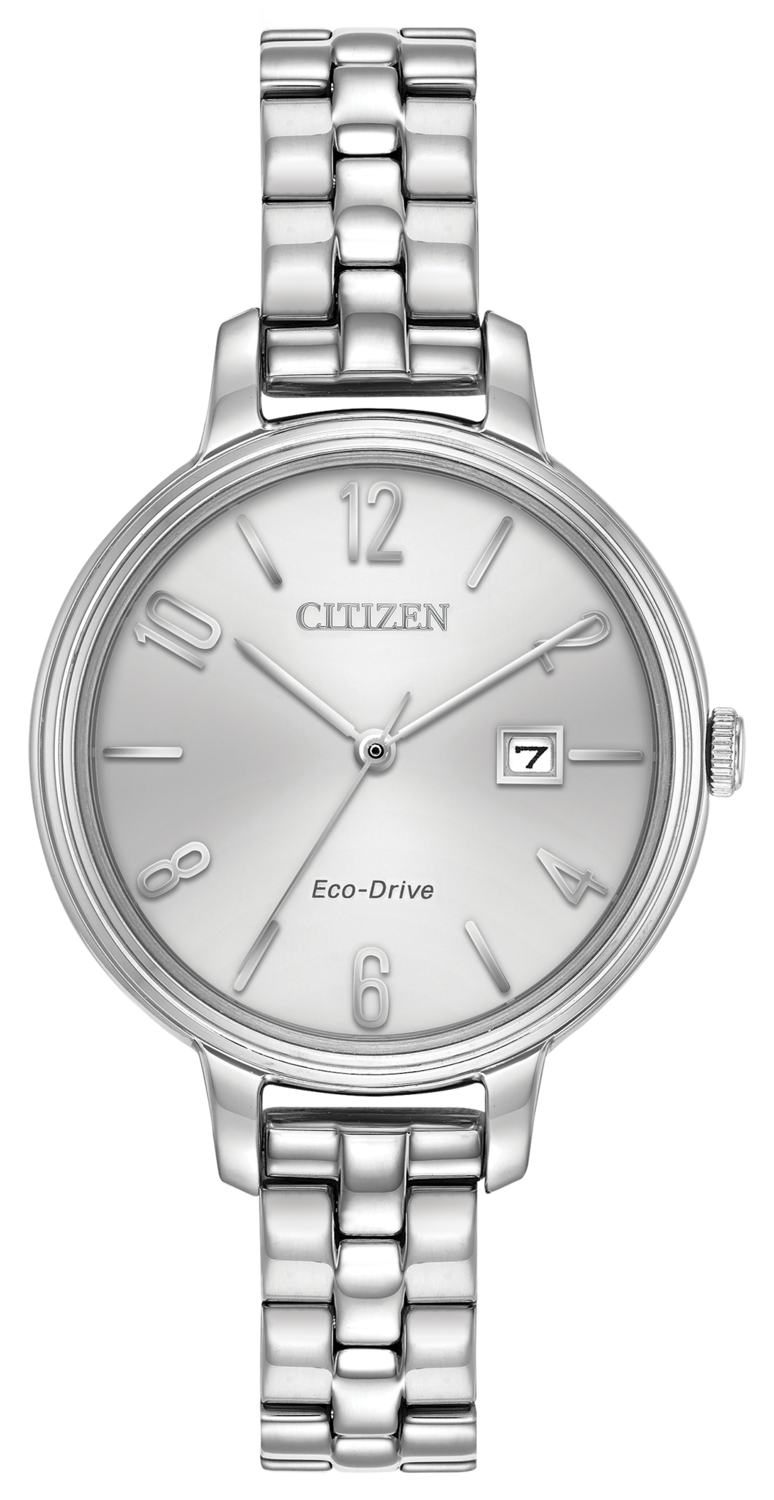 Chandler Silver Dial 31MM Eco-Drive EW2440-53A