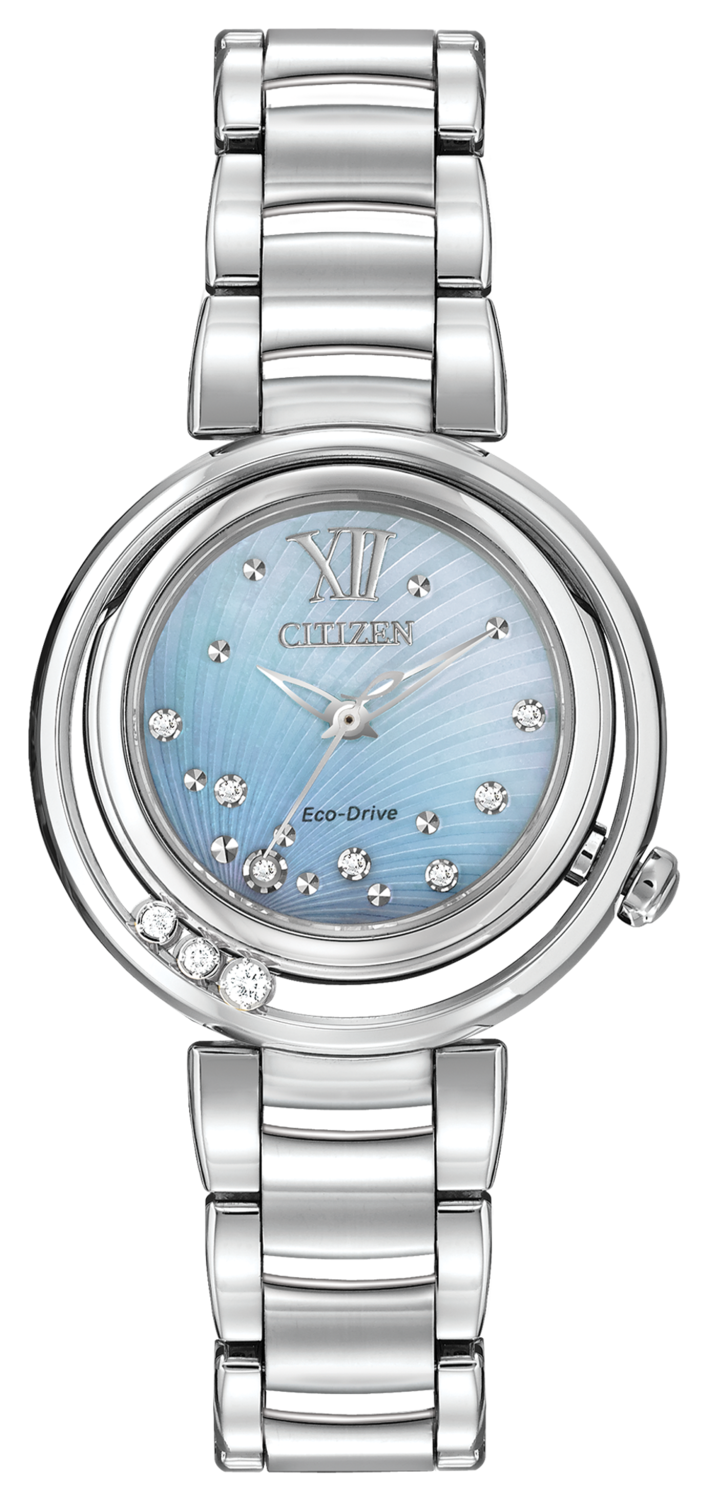 Citizen L Sunrise  Blue Dial 30MM Eco-Drive EM0320-59D