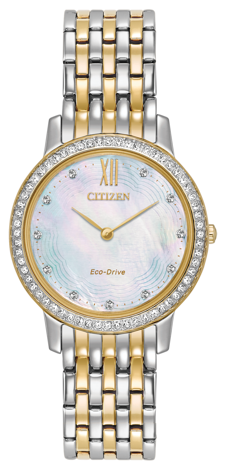 Silhouette Crystal Mother of Pearl Dial 29MM Eco-Drive EX1484-57D
