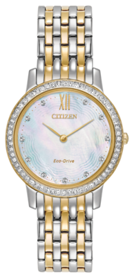 Silhouette Crystal Mother of Pearl Dial 29MM Eco-Drive EX1484-57D