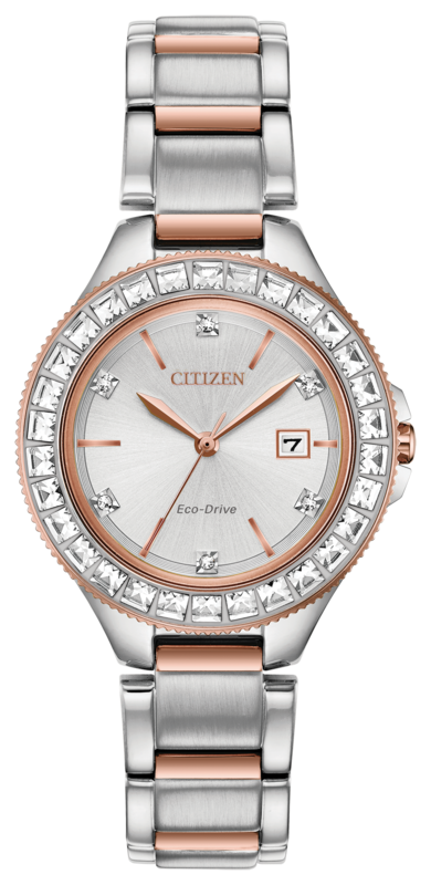 Silhouette Crystal Silver Dial 31MM Eco-Drive FE1196-57A