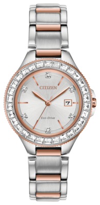 Silhouette Crystal Silver Dial 31MM Eco-Drive FE1196-57A