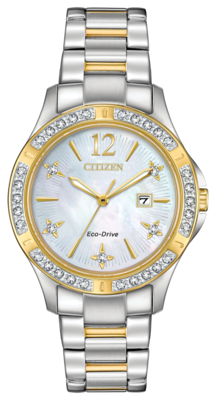 Elektra Mother of Pearl Dial 32MM Eco-Drive EW2514-59D
