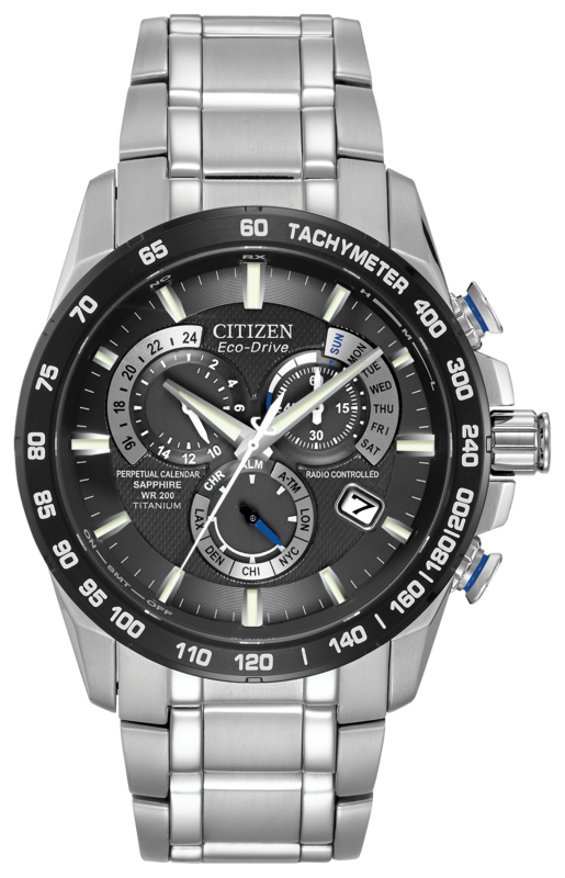 Citizen Perpetual Chrono A-T Grey Dial 42MM Eco-Drive AT4010-50E