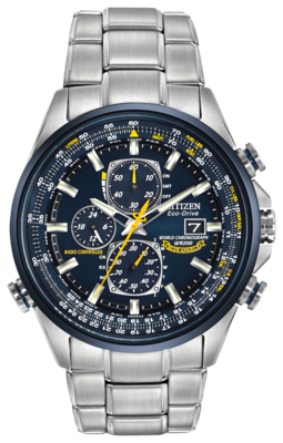 Citizen World Chronograph A-T Blue Angels Blue Dial 43MM Eco-Drive AT8020-54L