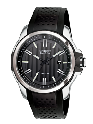 Citizen Action Required Black Dial 45MM Eco-Drive AW1150-07E