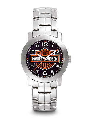 Harley-Davidson Black Dial 44MM Quartz 76A019