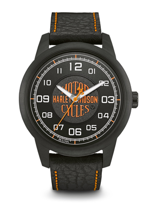 Harley-Davidson Black Dial 42MM Quartz 78A116 Harley-Davidson Black Dial 42MM Quartz 78A116