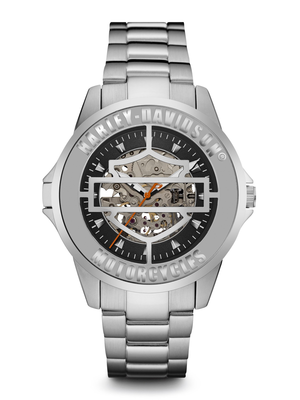 Harley-Davidson Black Dial 44MM Quartz 76A154 Harley-Davidson Black Dial 44MM Quartz 76A154