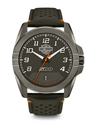 Harley-Davidson Black Dial 47MM Quartz 78B143 Harley-Davidson Black Dial 47MM Quartz 78B143