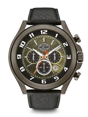Harley-Davidson Green Dial 51MM Quartz 78B149 Harley-Davidson Green Dial 51MM Quartz 78B149