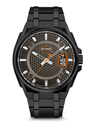 Harley-Davidson Black Dial 45MM Quartz 78B151 Harley-Davidson Black Dial 45MM Quartz 78B151