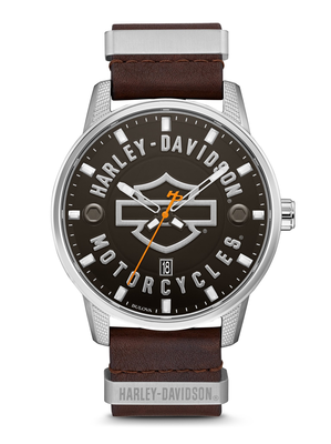 Harley-Davidson Black Dial 45MM Quartz 76B178 Harley-Davidson Black Dial 45MM Quartz 76B178