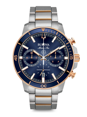 Marine Star Chronograph Blue Dial 45MM Quartz 98B301 Marine Star Chronograph Blue Dial 45MM Quartz 98B301
