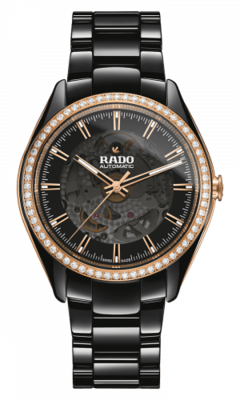 HyperChrome Automatic Open Heart Diamonds Black Dial 42MM R32029152