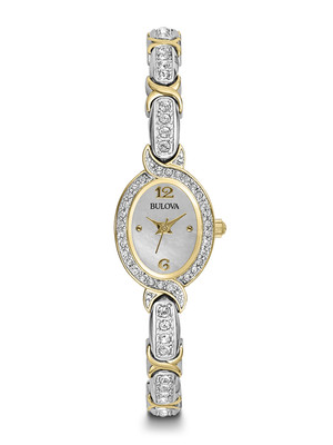 Crystal Mother Of Pearl Dial 17MM Quartz 98L005 Crystal Mother Of Pearl Dial 17MM Quartz 98L005