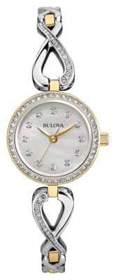 Crystal Mother Of Pearl Dial 23MM Quartz 98X109 Crystal Mother Of Pearl Dial 23MM Quartz 98X109