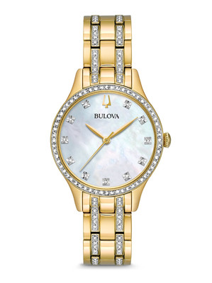 Crystal Mother Of Pearl Dial 32MM Quartz 98X119 Crystal Mother Of Pearl Dial 32MM Quartz 98X119