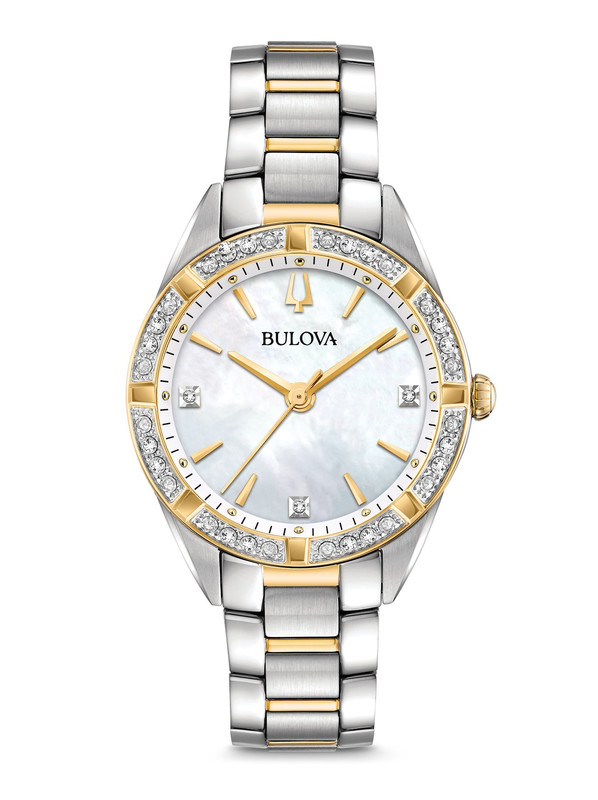 Sutton Diamond White Dial 33MM Quartz 98R263