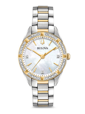 Sutton Diamond White Dial 33MM Quartz 98R263
