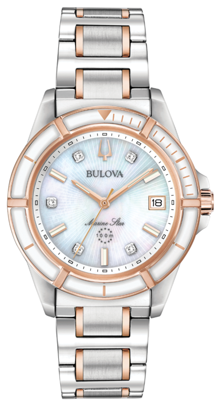 Marine Star Mother Of Pearl 34MM Quartz 98P187