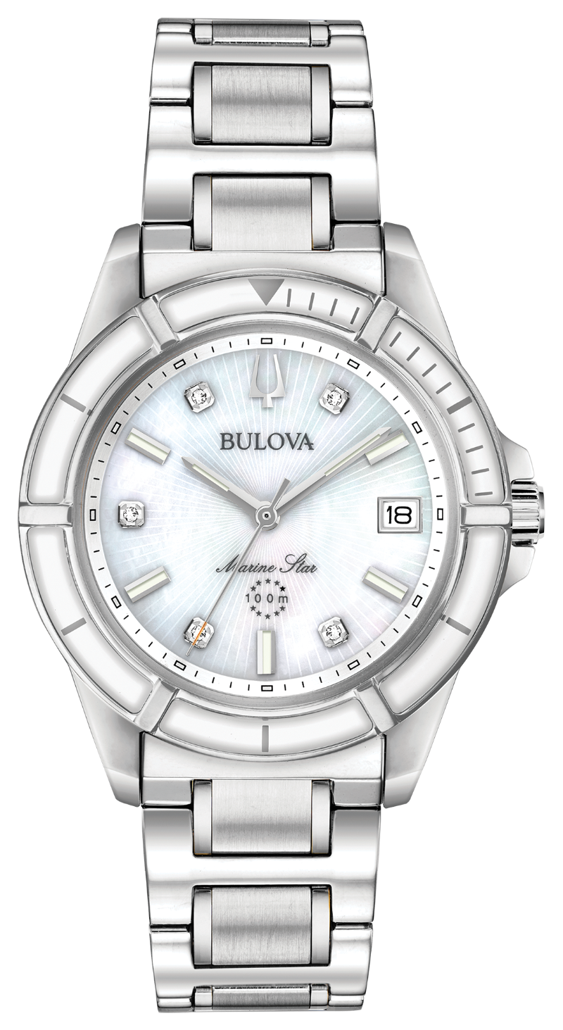 Marine Star White Dial 34MM Quartz 96P201