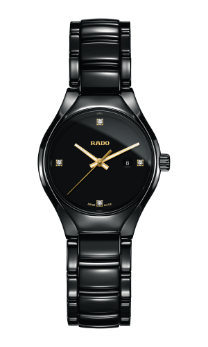 True Diamonds Black Dial 30MM Quartz R27059712