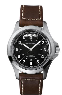 Khaki Field King Black Dial 40MM  Automatic H64455533