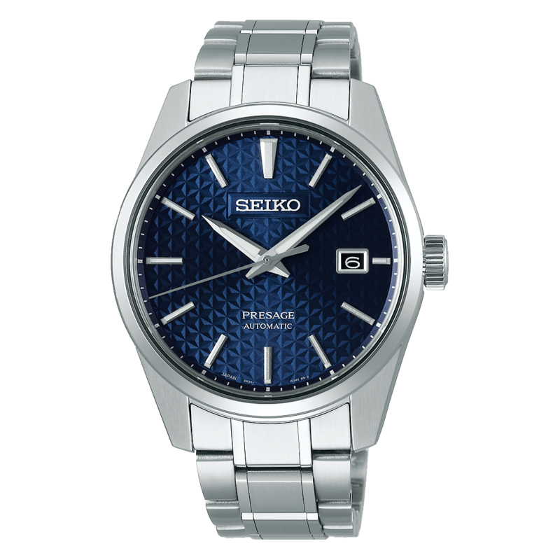 Seiko Presage Blue Dial Sharp Edge Series 39MM Automatic SPB167