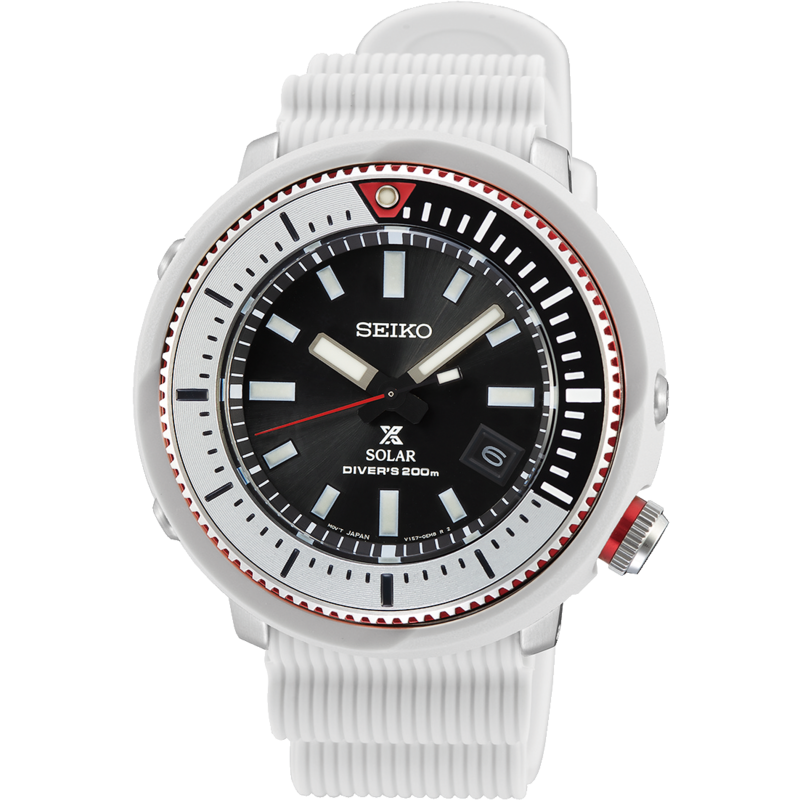 Seiko Prospex Black Dial 47MM " Tuna " Solar SNE545