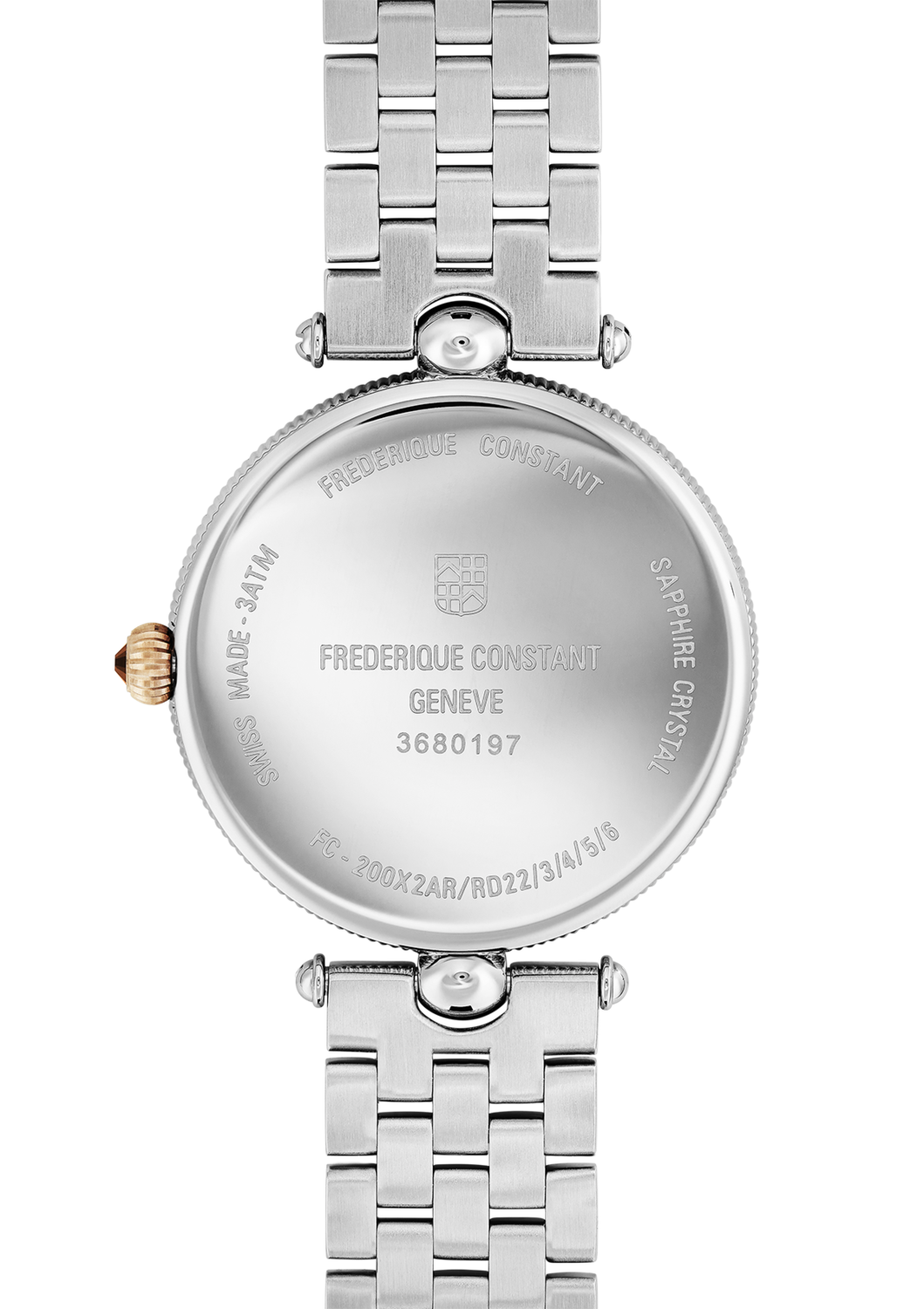 Classics Art Déco Round 30MM White Dial Quartz FC-200MPW2AR2B