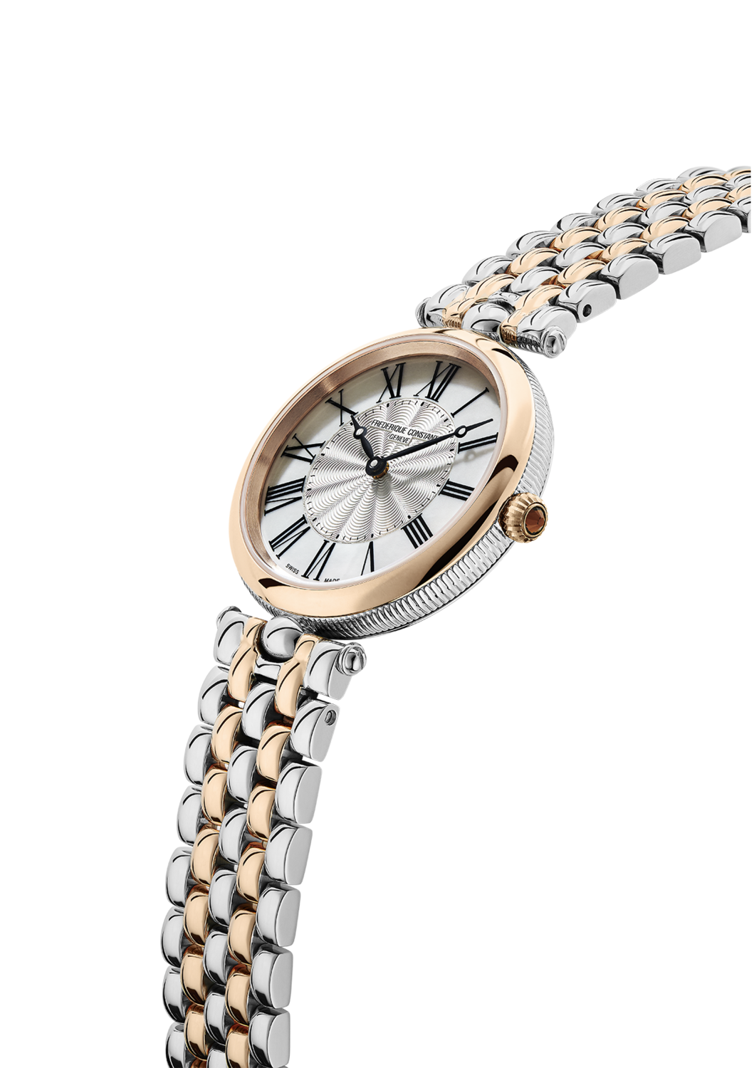 Classics Art Déco Round 30MM White Dial Quartz FC-200MPW2AR2B