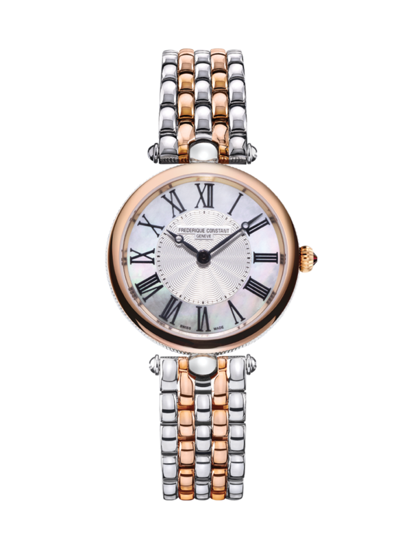 Classics Art Déco Round 30MM White Dial Quartz FC-200MPW2AR2B