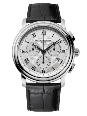 Classics Chronograph 40MM Silver Dial Quartz FC-292MC4P6