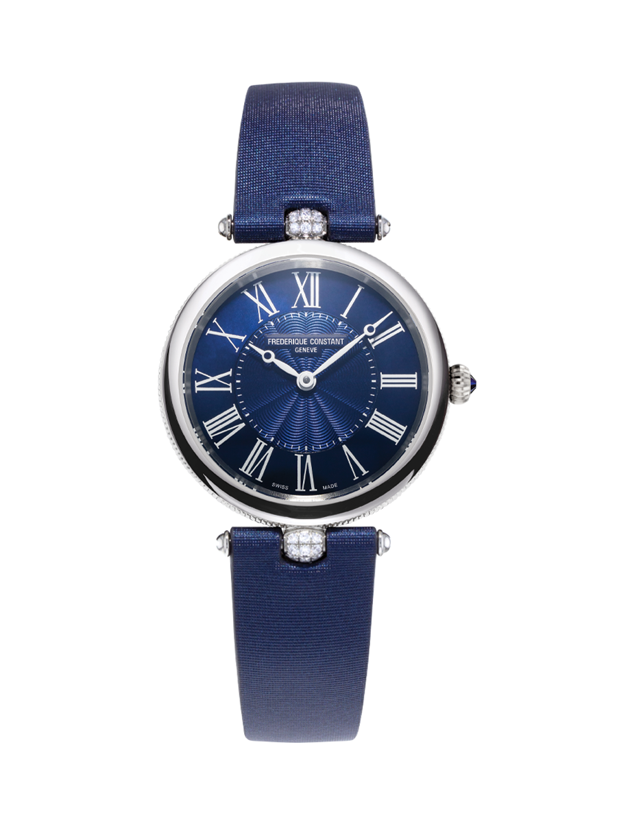 Classics Art Déco Round 30MM Blue Dial Quartz FC-200MPN2AR2D6