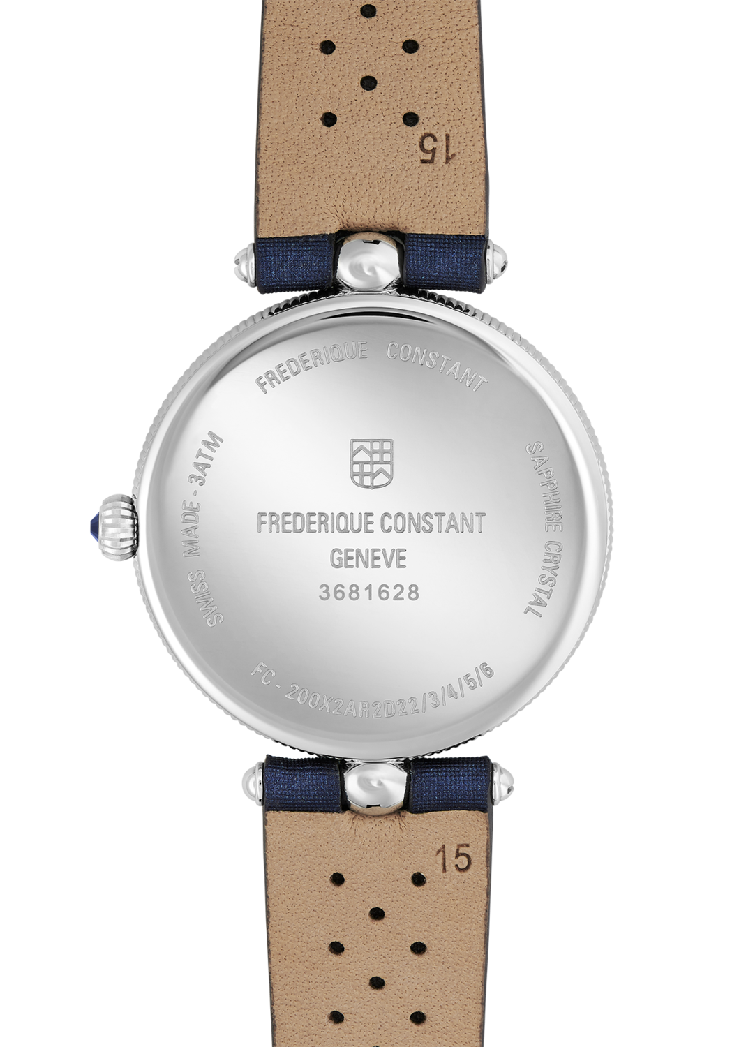 Classics Art Déco Round 30MM Blue Dial Quartz FC-200MPN2AR2D6