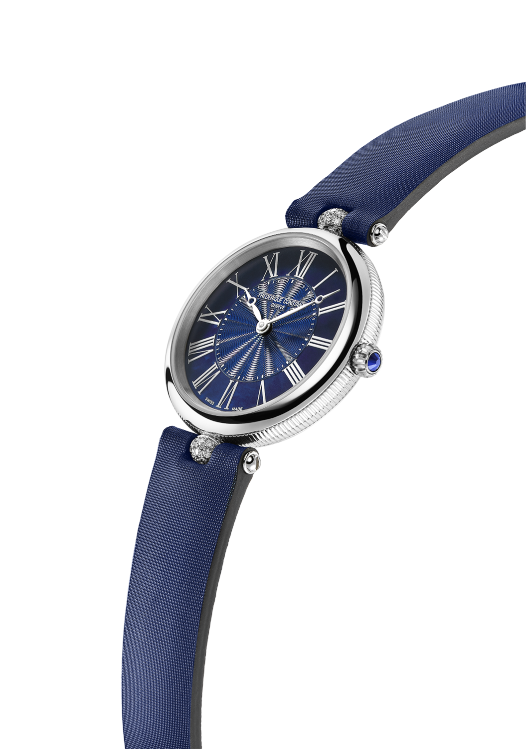 Classics Art Déco Round 30MM Blue Dial Quartz FC-200MPN2AR2D6