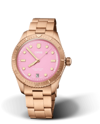 Oris Aquis Divers Sixty-Five Pink Dial 38MM Automatic