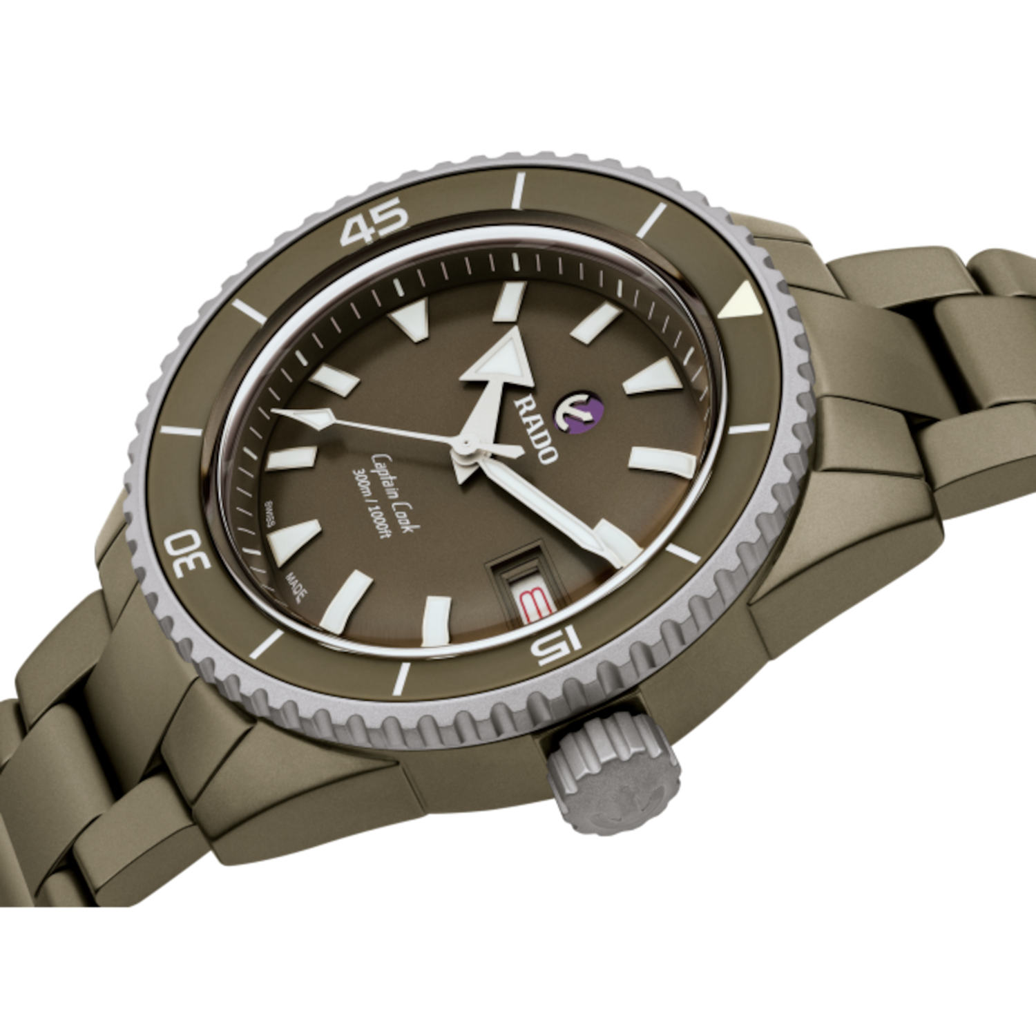 Captain Cook Brown Dial 43MM Automatic R32130312