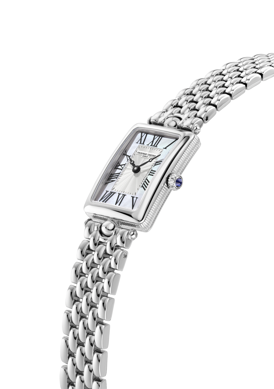 Art Deco Carrée Ladies 28MM Mother of Pearl Dial Quartz FC-200MPW2AC6B